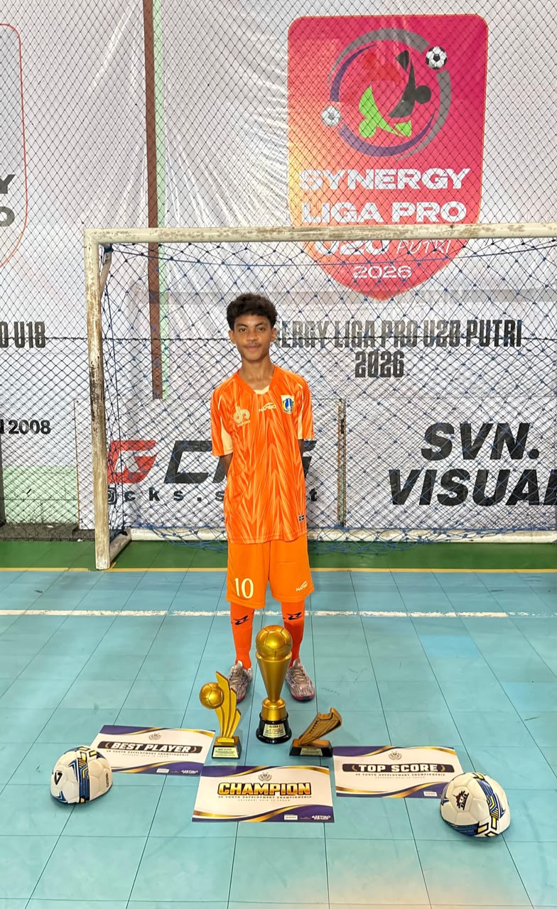 Fransisco Geifasius Moa De Santos Raih Juara 1 dan Top Scorer pada Kejuaraan Futsal Tingkat Nasional